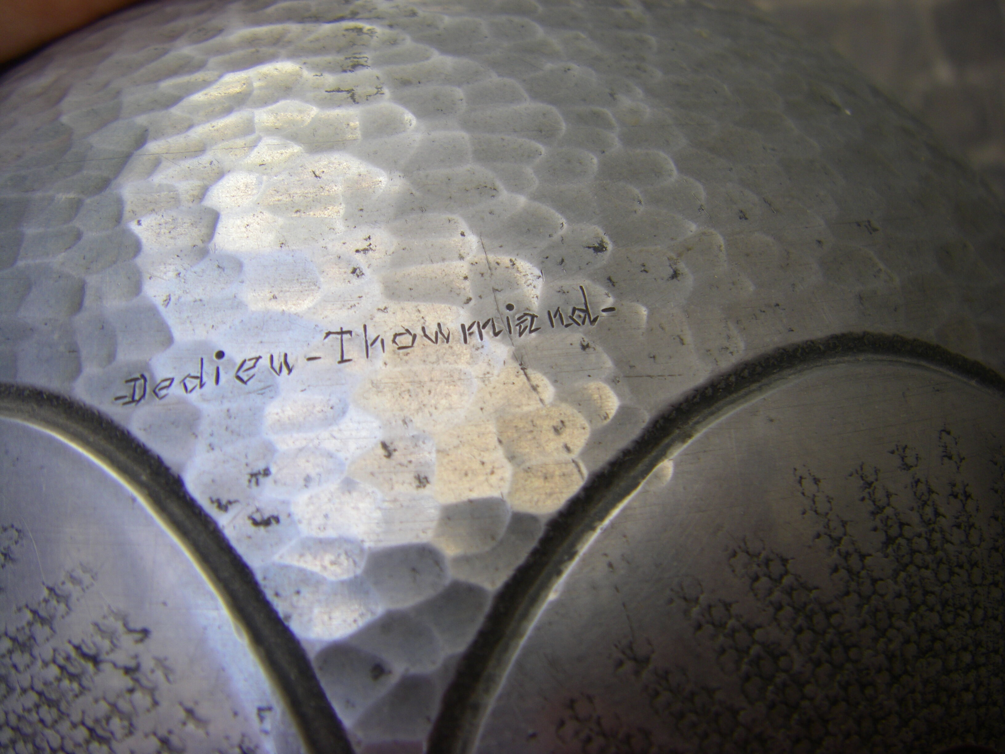 Art-deco vase dedieu thoumiand