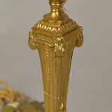 Bougeoir en bronze doré