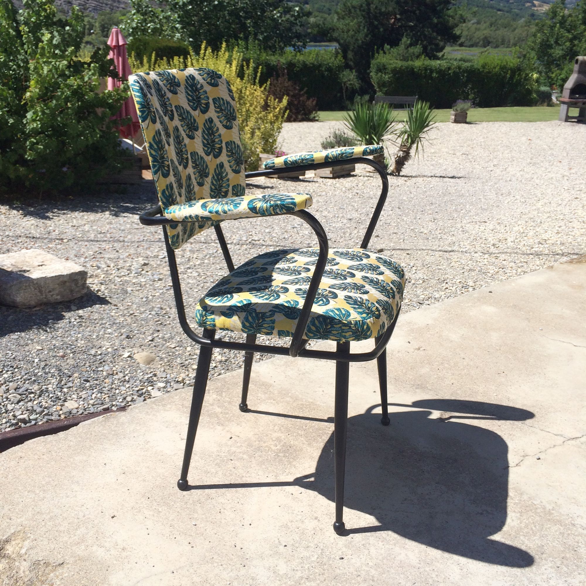 Old restored administration chair - 50s