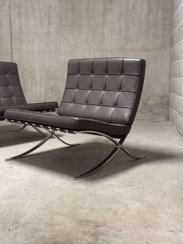 Fauteuil Barcelona Mies Van Der Rohe Knoll