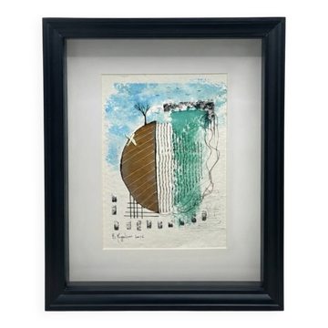 Framed original artwork