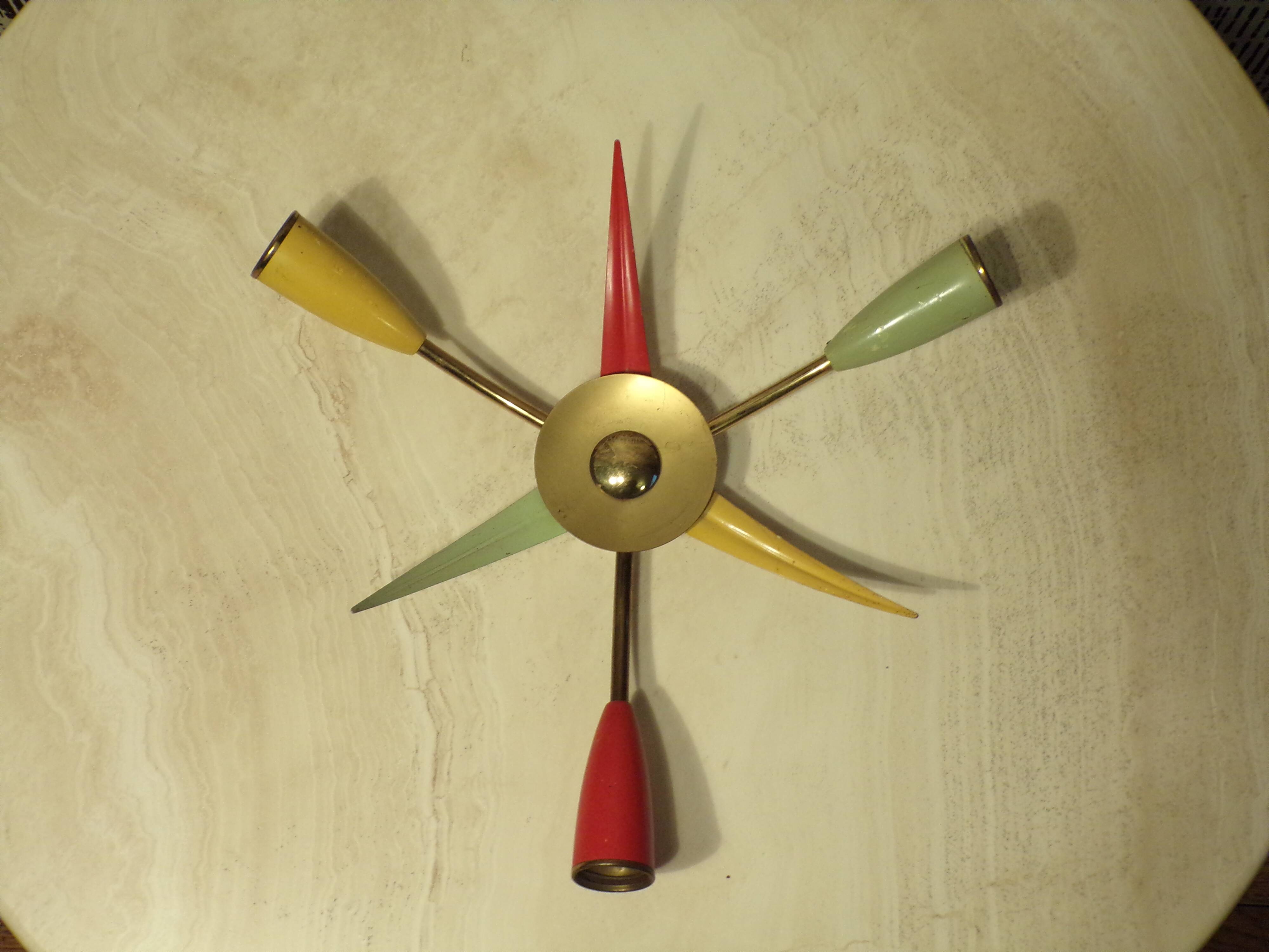 Sputnik wall lamp 1950-60