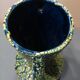 Vase Vallauris fat lava