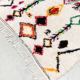 Tapis berbère marocain coloré Azilal 1,45x1,03m