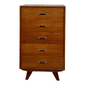 Commode vintage en chêne miel – Pieds compas