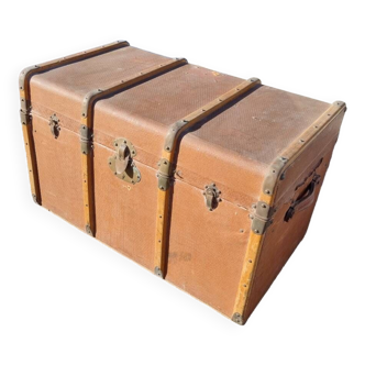 Old travel trunk