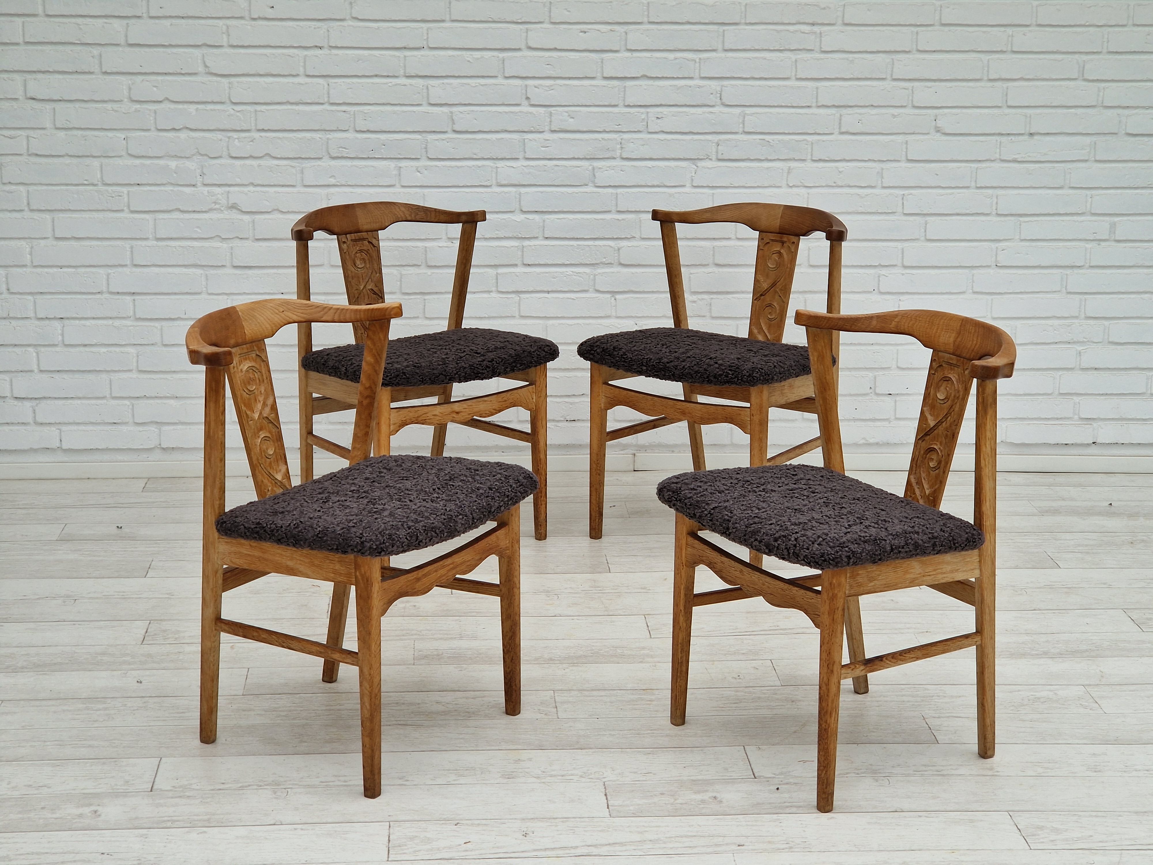 Danish design, set of 4 dinning chairs,1960