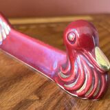 Set of 12 vintage glazed ceramic chopstick rests, 1950-70