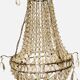 Louis XV style basket chandelier with 20th century tassels