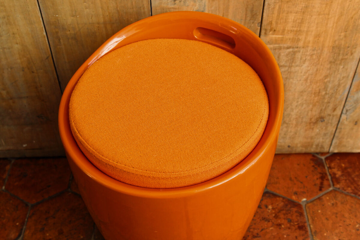 Vintage barrel stool