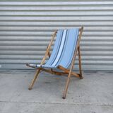 Vintage deckchair 1970