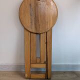 Folding stool TS attributed to Roger Tallon – French design from the 1970s.