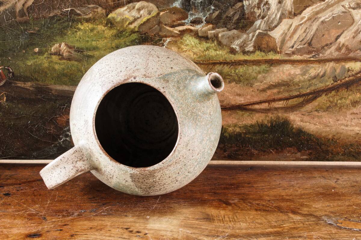 Scandinavian ceramic teapot