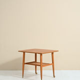 Scandinavian coffee table with wheels