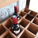 Wooden bottle locker box