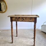 Old wooden console desk
