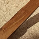 Artisanal oak beam entrance bench