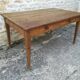Oak farmhouse table two drawers