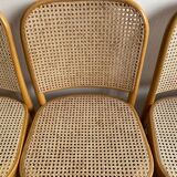 8 vintage cane chairs