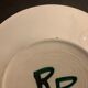 Flat glazed ceramic plate by Robert Picault, Vallauris 1960