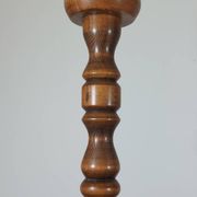Support à fleurs en bois tourné vintage