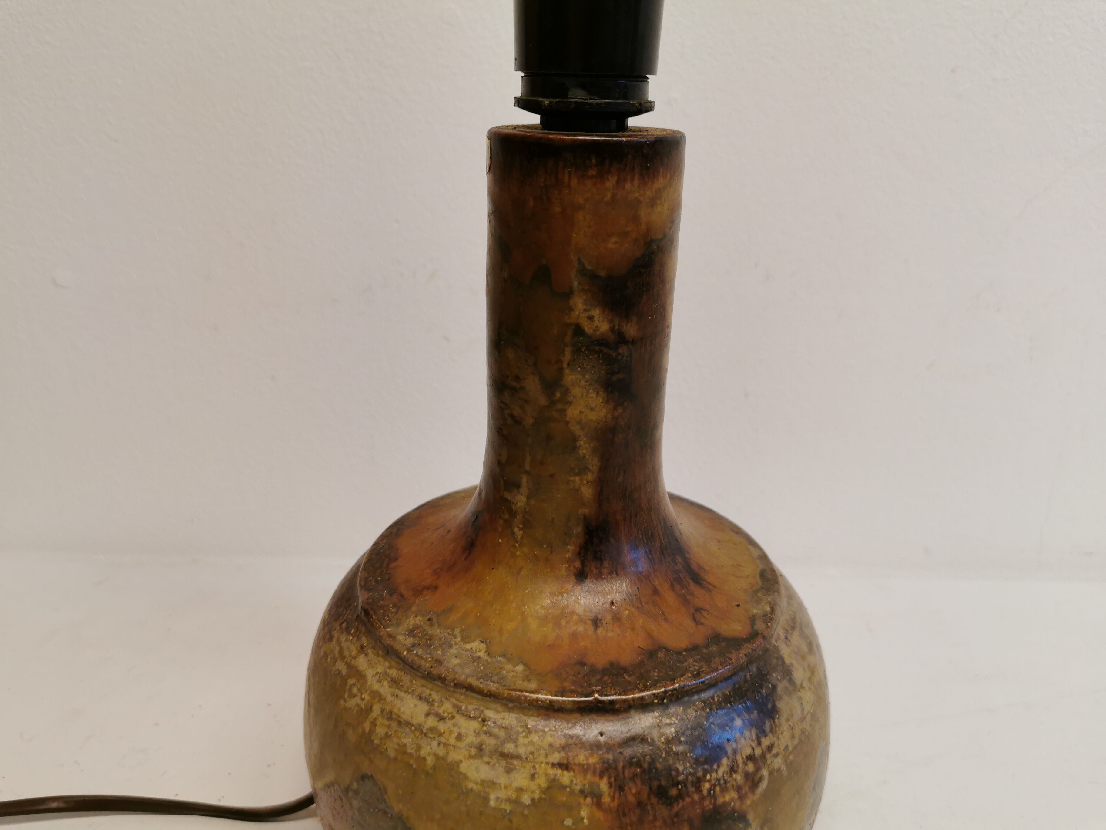 Ceramic table lamp from Danish Axella, 1960