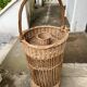 Vintage wicker server/side table