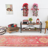 Tapis rouge turc, 83x290cm