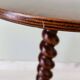 Antique solid wood side table