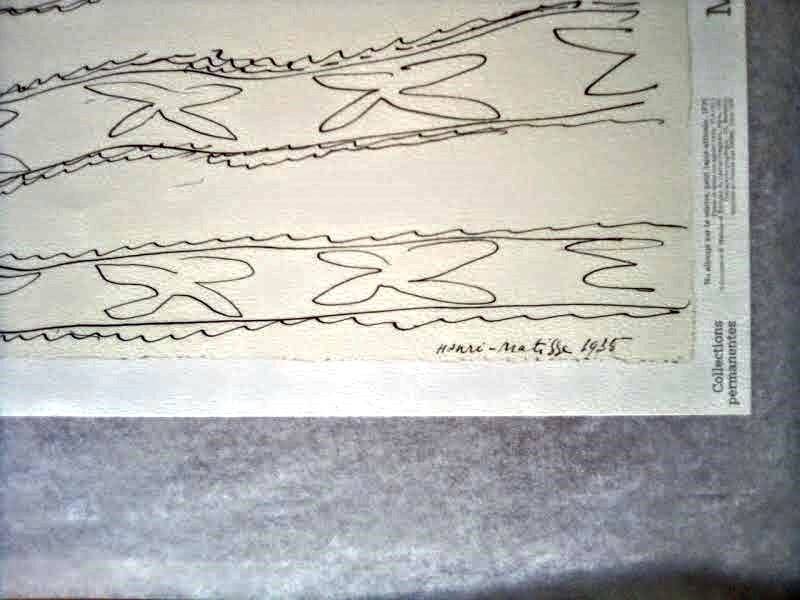 Original Matisse print