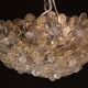 Plafonnier fleur de Murano par seguso pour venini, italie, années 1960