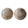 Set of 2 mixed clay bowls Gerbino from Vallauris