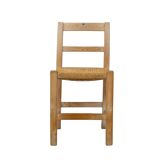 Woven Seat Ibiza Style Chair, Spain, 1970s