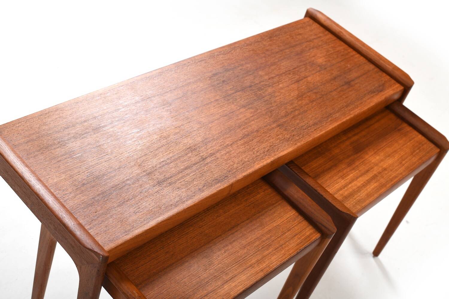 Erling Torvits for Heltborg Møbler 1960s Teak Nesting Tables