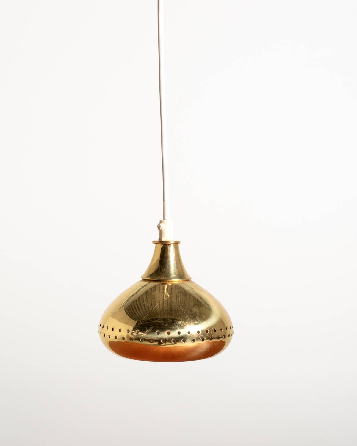 Brass pendant lamp by Scandi-Lamp, 1960s/70s