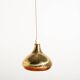 Brass pendant lamp by Scandi-Lamp, 1960s/70s