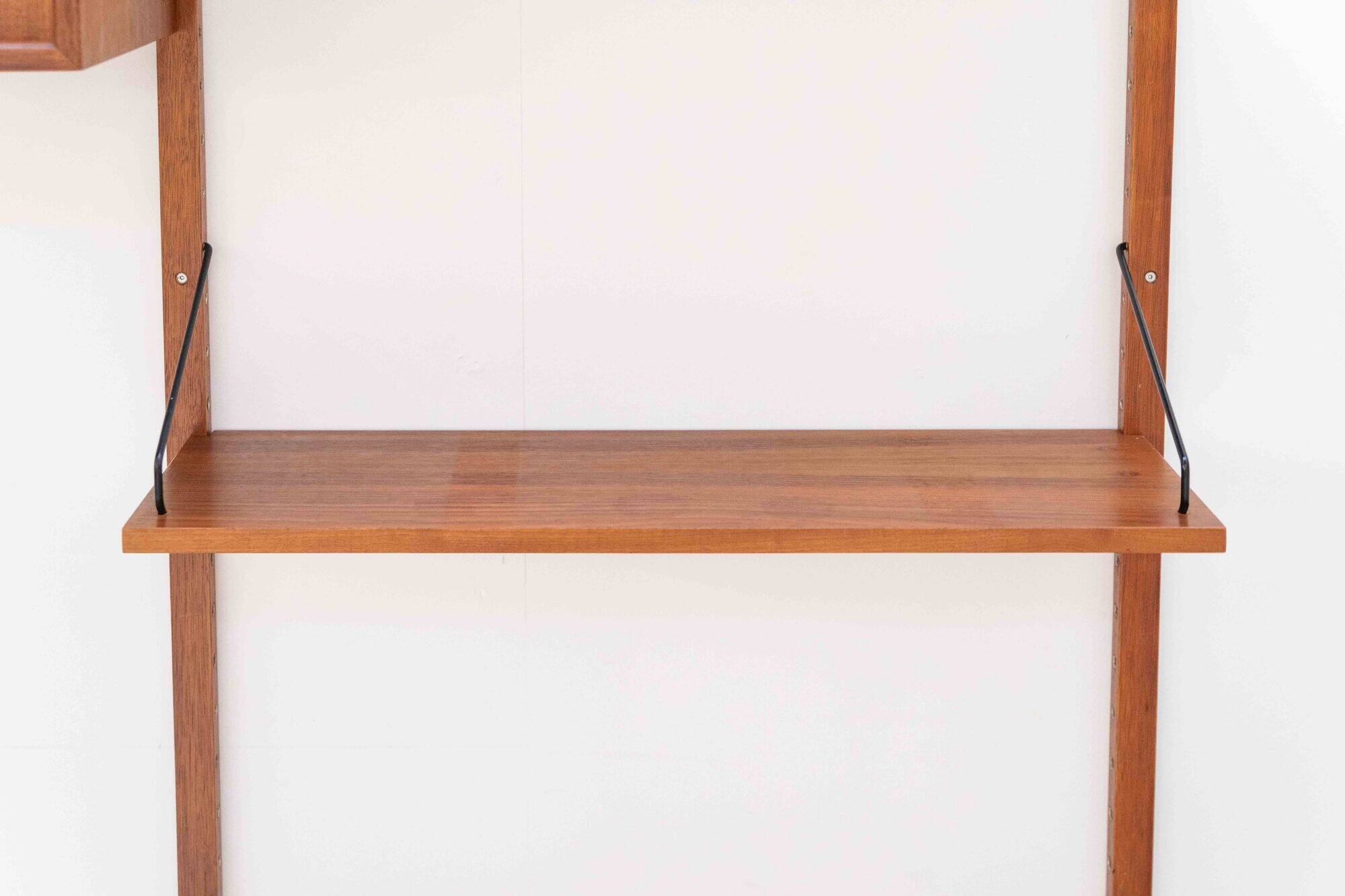 Wall unit with 3 bays 'Cado' by Poul Cadovius