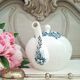 Antique teapot in ironstone pottery
