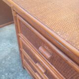 Rattan desk