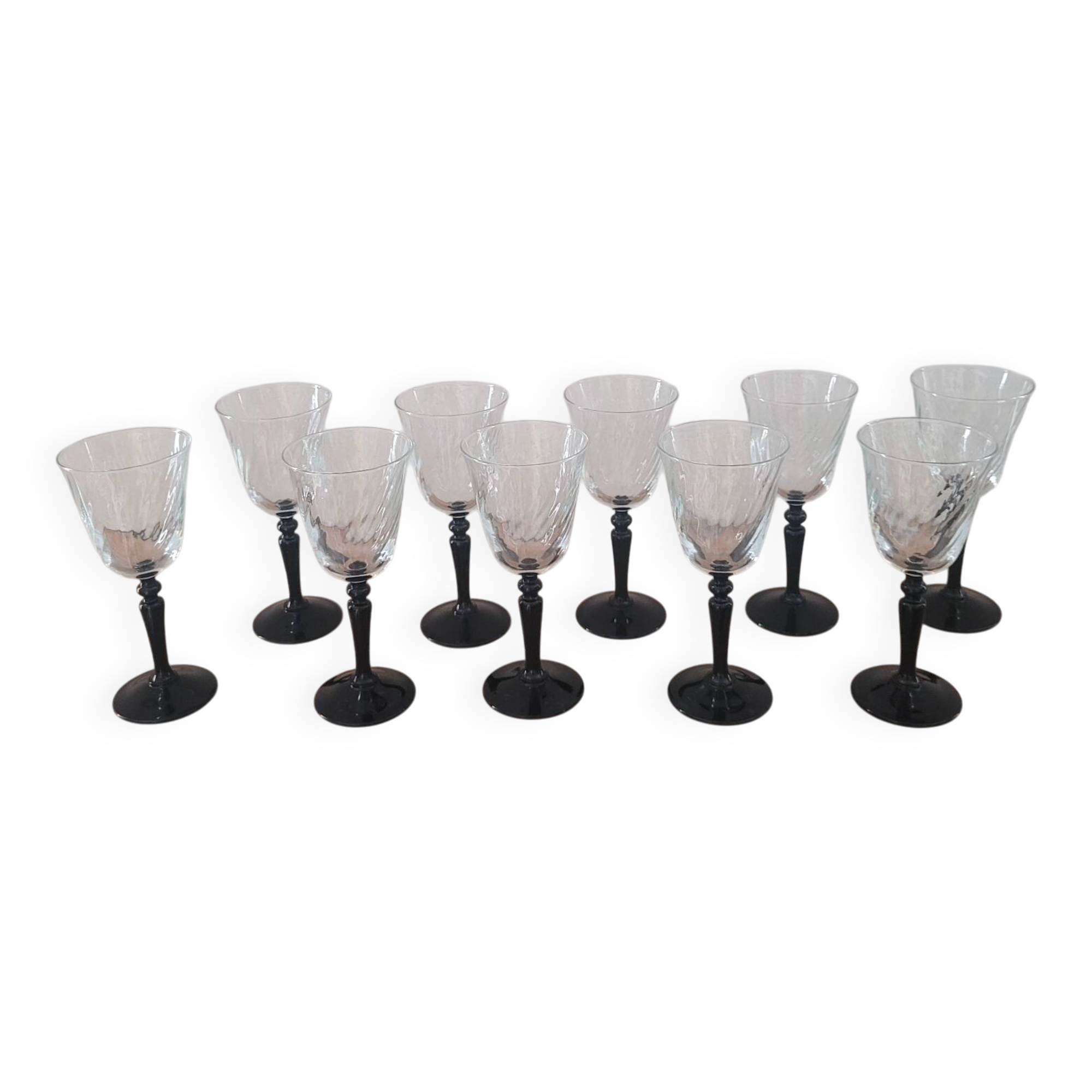 Service de 10 verres à pied