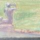 Study table garden Parc Pastel Ed. Pannetier (1884-1965)