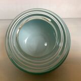 Small turquoise blue Murano style vase