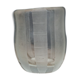 Small blown crystal vase