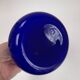 Pretty single flower vase in blue opaline Made in Sweden