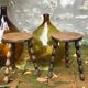 Pair of farm stools