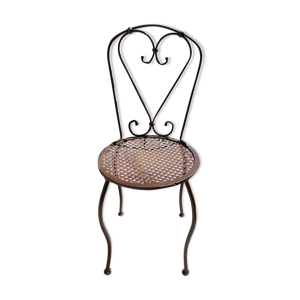 chaise de jardin en fer
