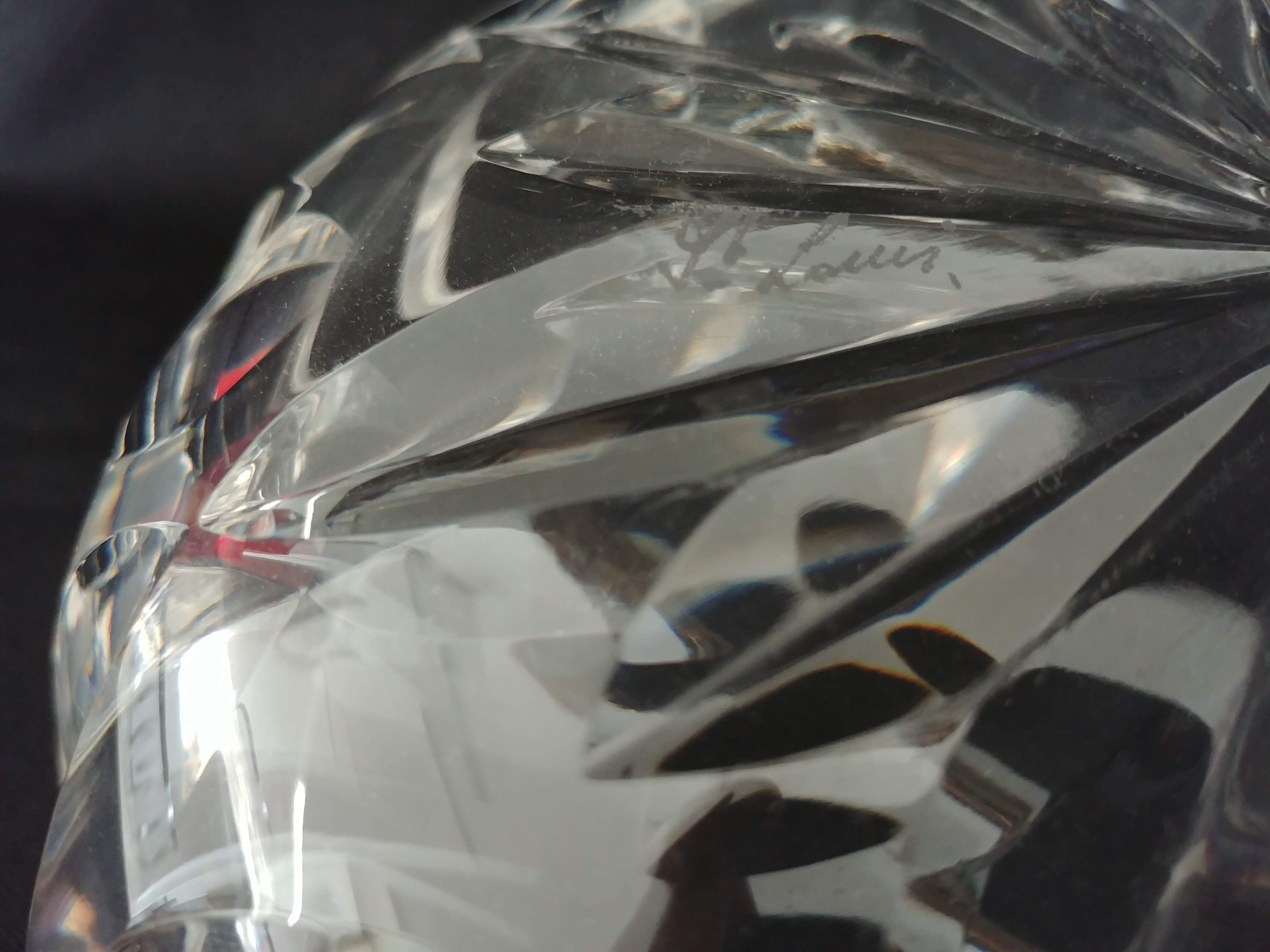 Saint Louis cut crystal cup