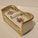 Boîte porcelaine de limoges s a décor floral