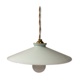 Vintage opaline hanging lamp