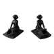 Art Nouveau bookends, Oriental woman, 1900